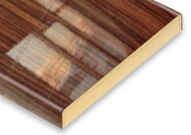 Teak Post- Formed PVC High Glossy AGT MDF Panel