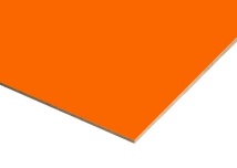 Orange Paper Overlay MDF Sheet