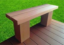 WPC Bench Thin Design