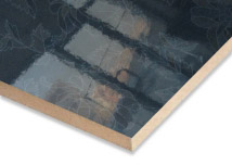 Black Flower #BF PVC High Glossy AGT MDF Panel