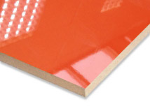 Orange High Gloss #O PVC High Glossy AGT MDF Panel