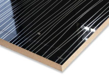 Black Plus Sliver Lines #BS PVC High Glossy AGT MDF Panel